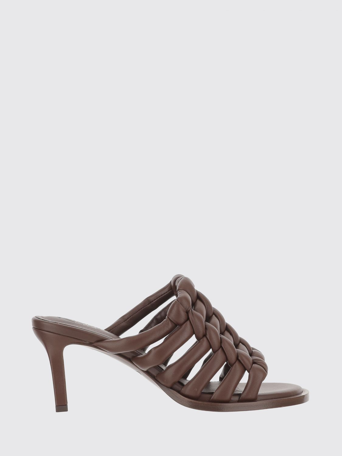 woven nappa mules