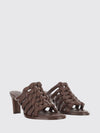 woven nappa mules