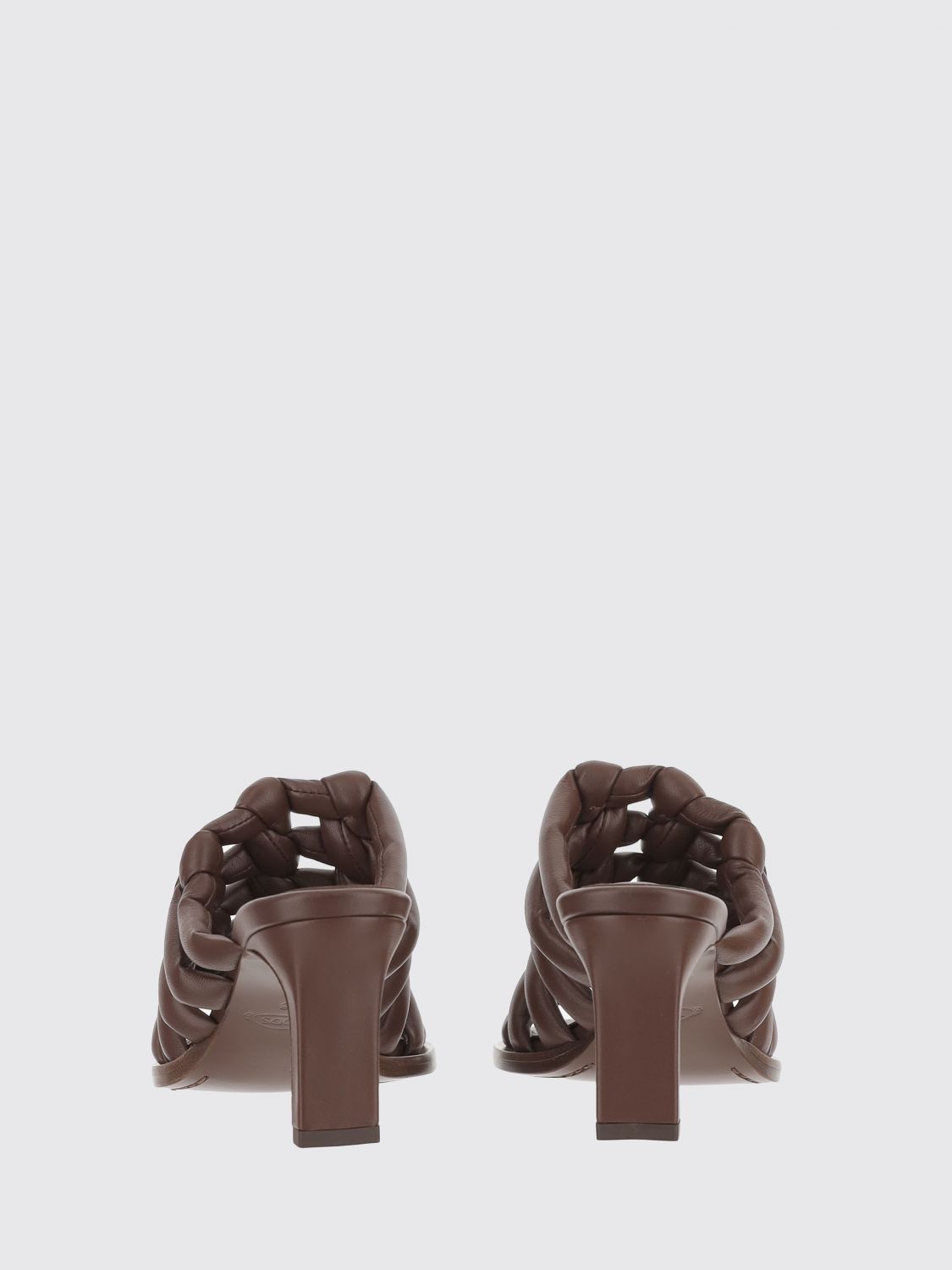 woven nappa mules