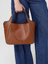 faux leather tote bag