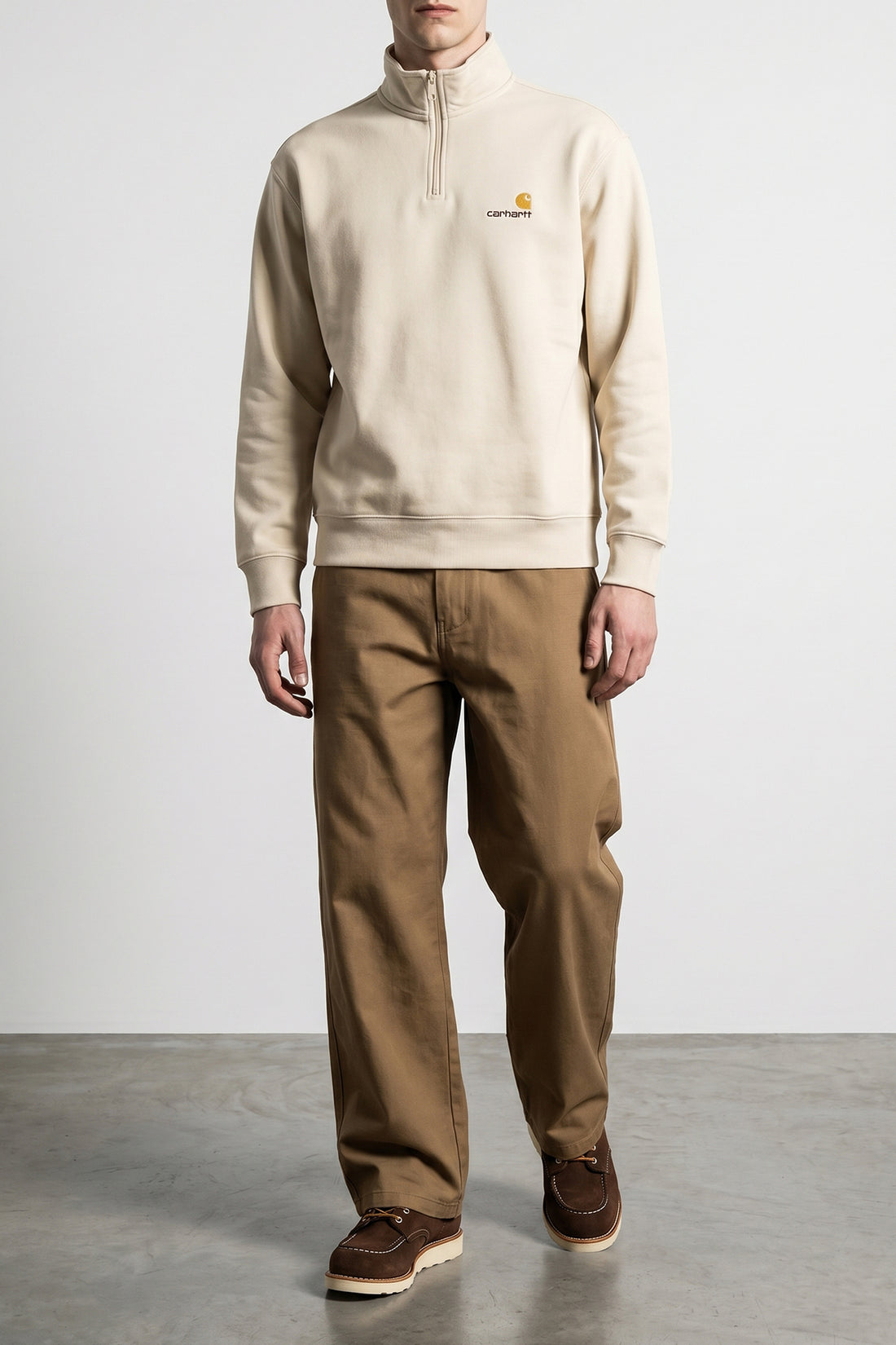 CARHARTT WIP L american script cotton blend sweatshirt