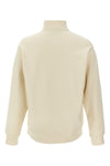 american script cotton blend sweatshirt