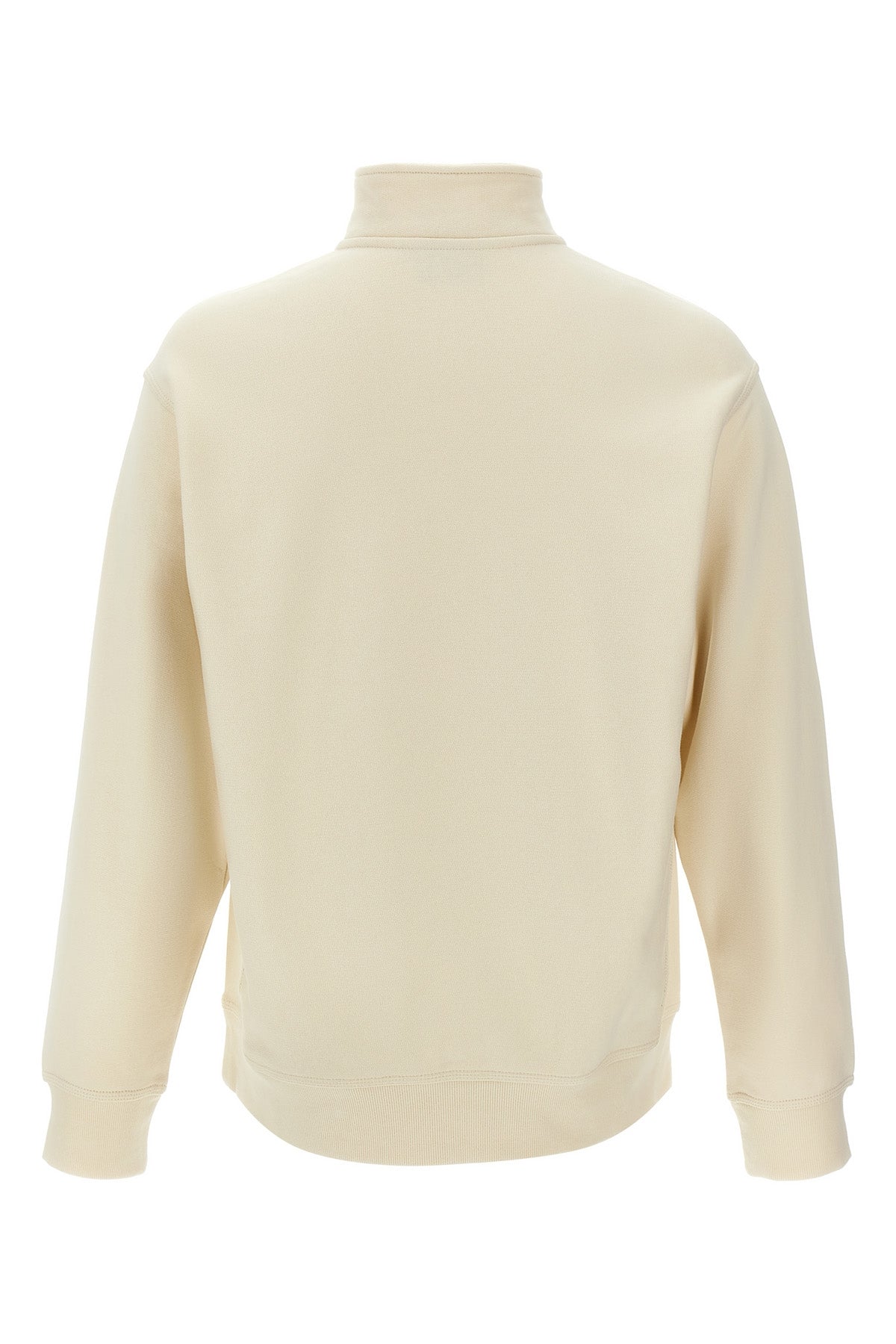 american script cotton blend sweatshirt
