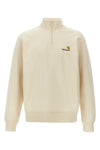 american script cotton blend sweatshirt