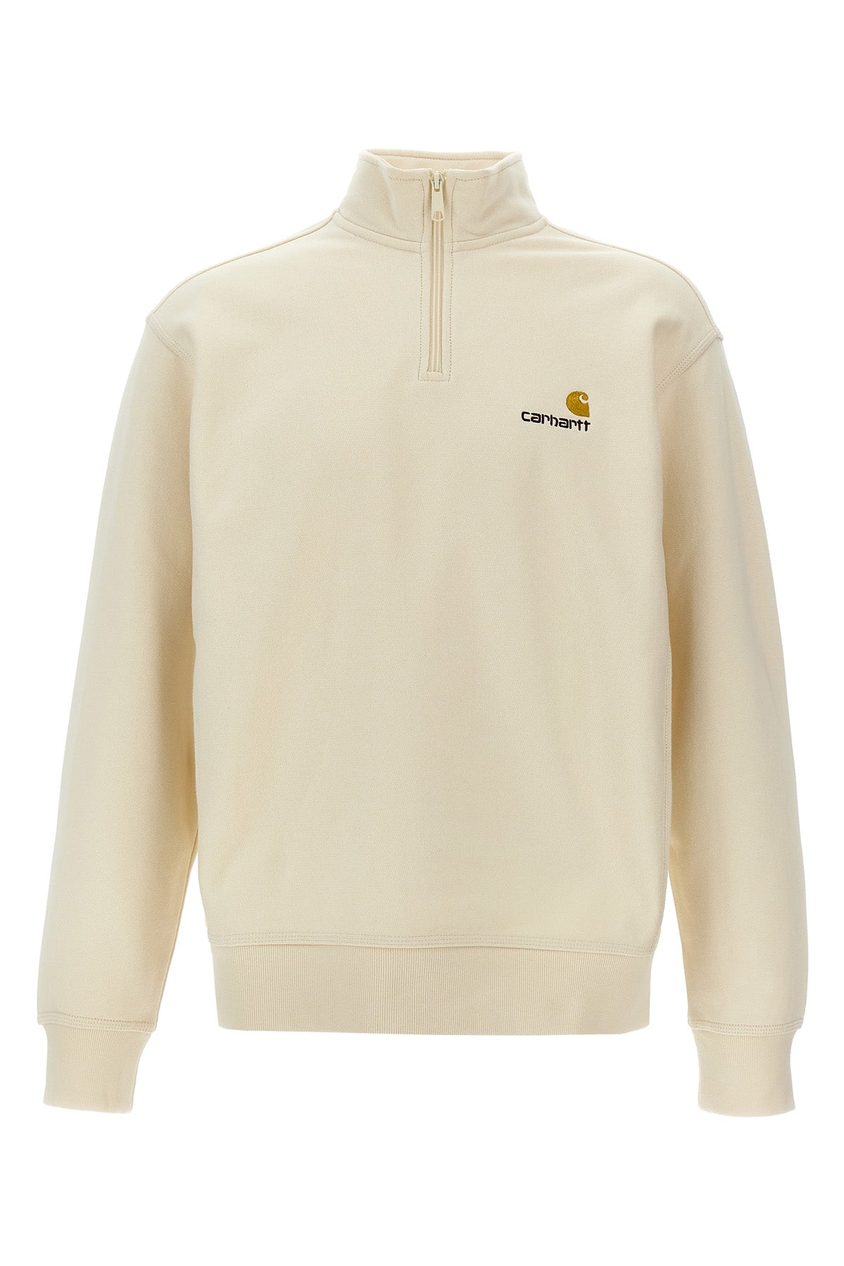 american script cotton blend sweatshirt