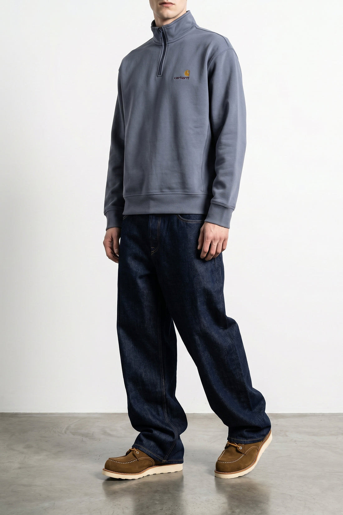 CARHARTT WIP M american  script cotton blend sweatshirt