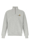 american script cotton blend sweatshirt