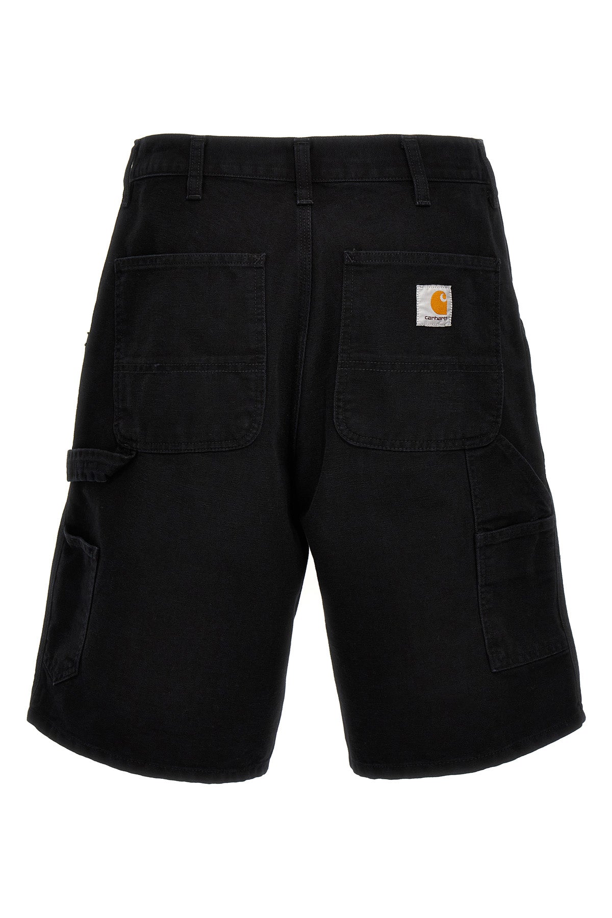 single knee cotton bermuda shorts