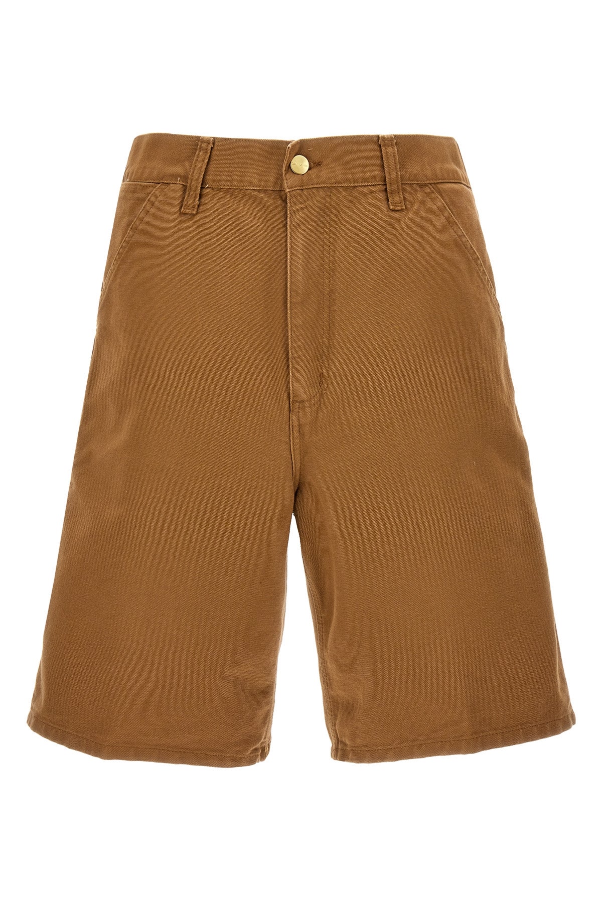 single knee cotton bermuda shorts