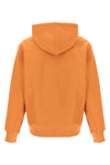 american script cotton blend hoodie