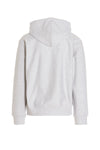 american script cotton blend hoodie