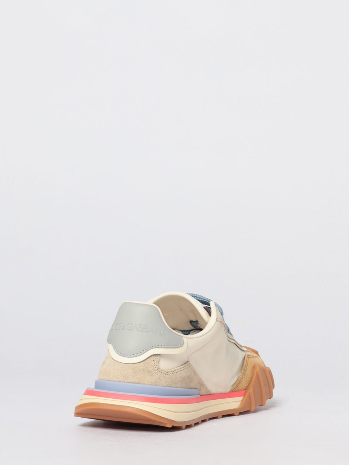dg athletic sneakers in suede and nylon with rhinestones