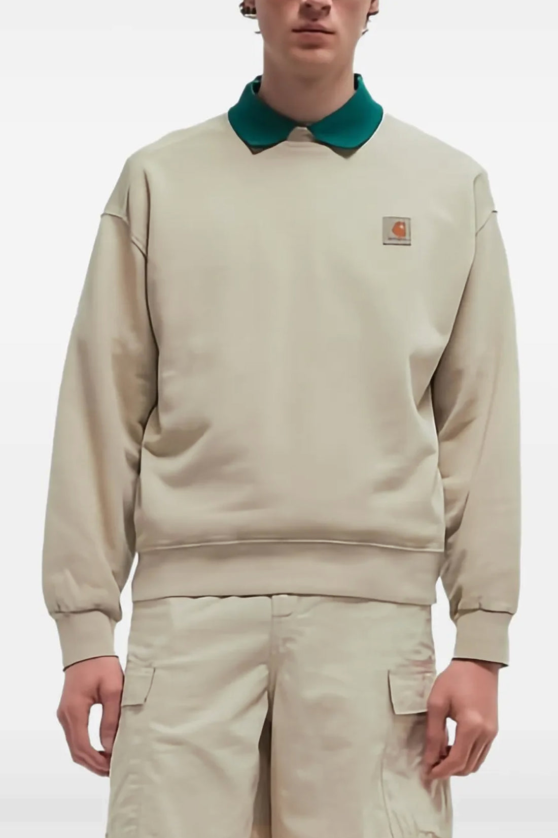CARHARTT WIP L vista slightly washed cotton sweatshirt