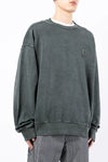 vista slightly washed cotton sweatshirt