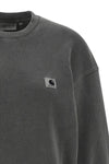 nelson sweatshirt in heavy garment-dyed loopback cotton jersey