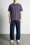 american script organic cotton jersey t-shirt