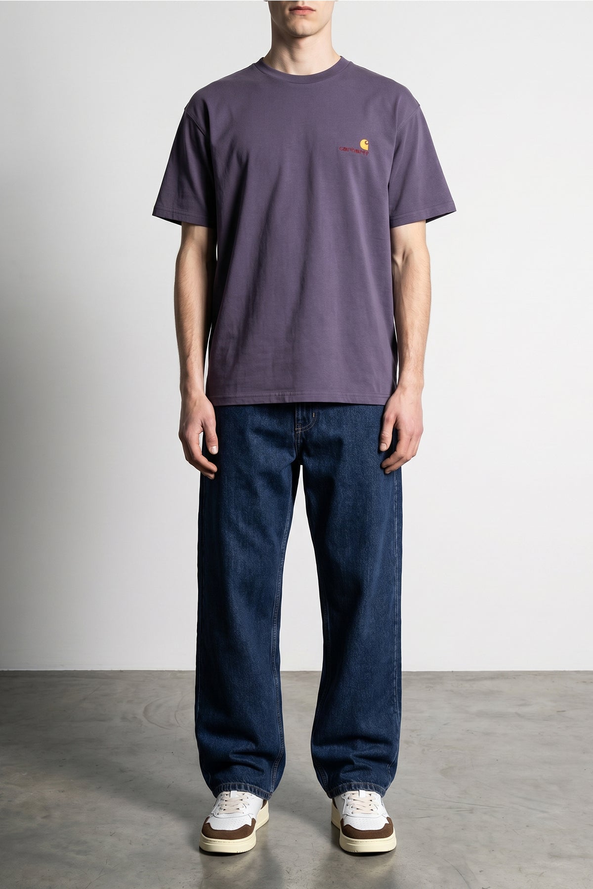 american script organic cotton jersey t-shirt