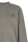nelson sweatshirt in heavy unbrushed cotton jersey dyed a délavé effect garmen