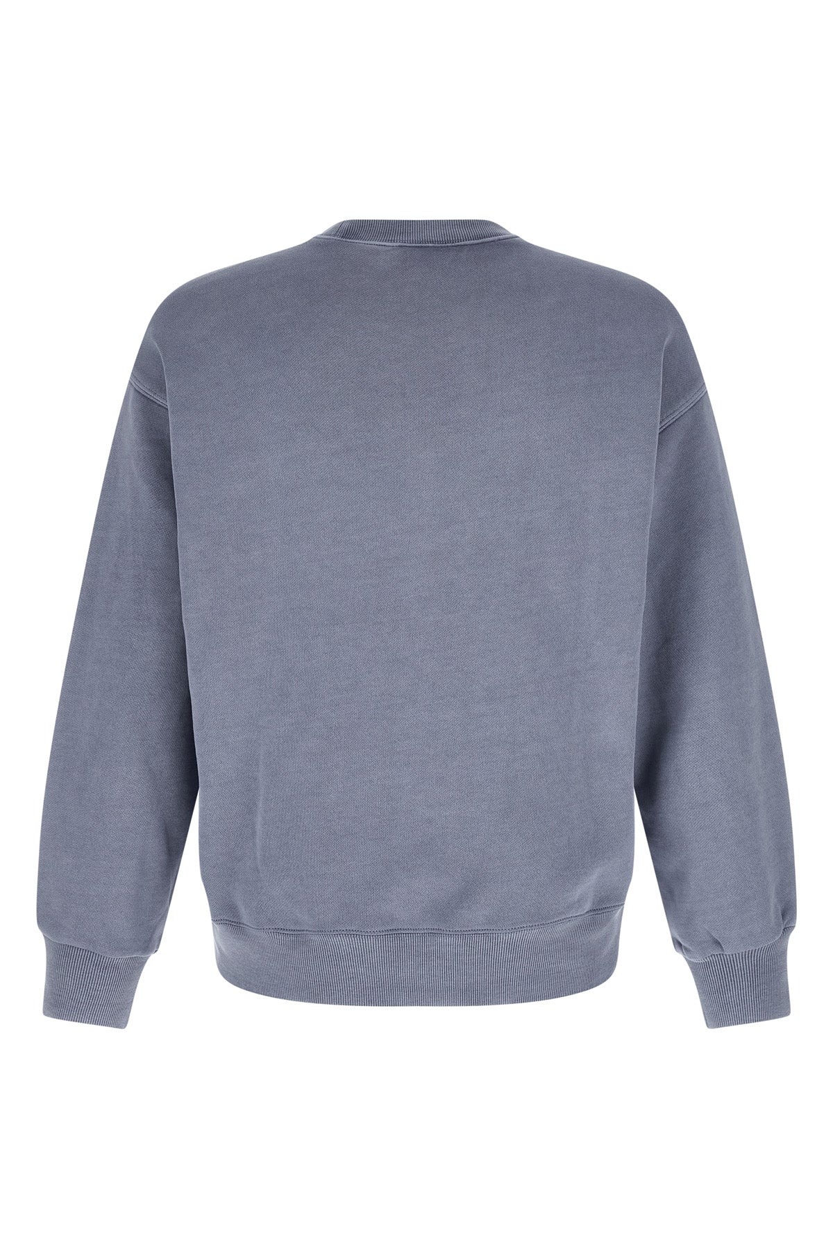 nelson sweatshirt in heavy unbrushed cotton jersey dyed a délavé effect garmen