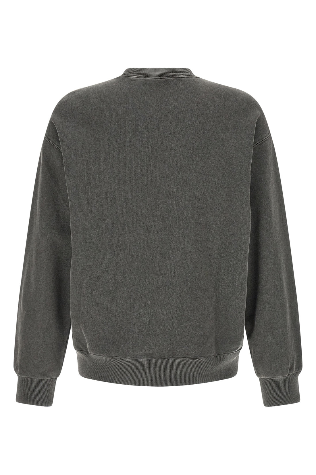 CARHARTT WIP M nelson sweatshirt in heavy unbrushed cotton jersey dyed a délavé effect garmen