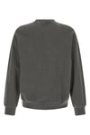 nelson sweatshirt in heavy unbrushed cotton jersey dyed a délavé effect garmen