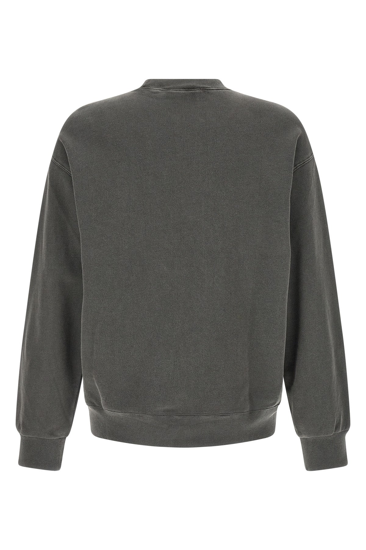 nelson sweatshirt in heavy unbrushed cotton jersey dyed a délavé effect garmen