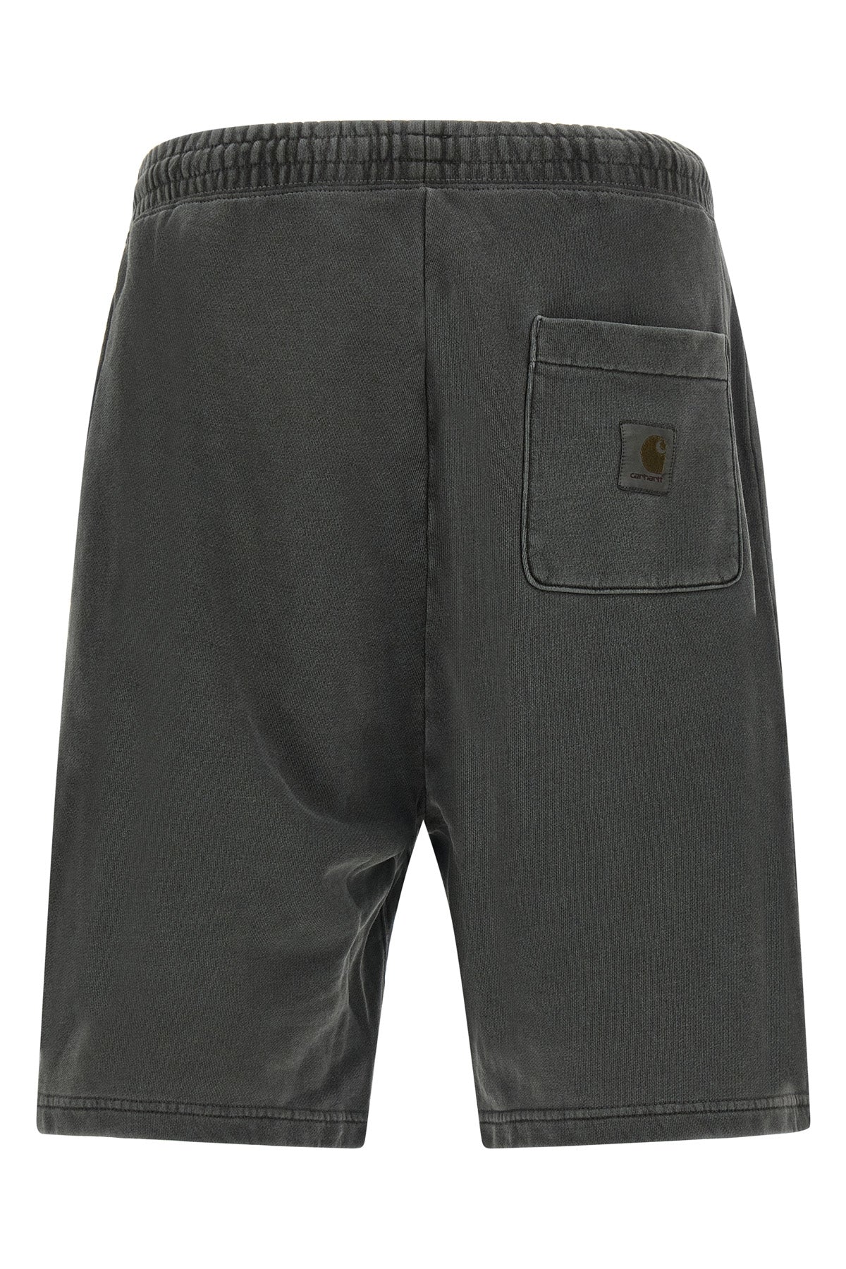 nelson sweat bermuda shorts in heavy unbrushed cotton jersey dyed in a used-ef