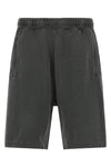 nelson sweat bermuda shorts in heavy unbrushed cotton jersey dyed in a used-ef