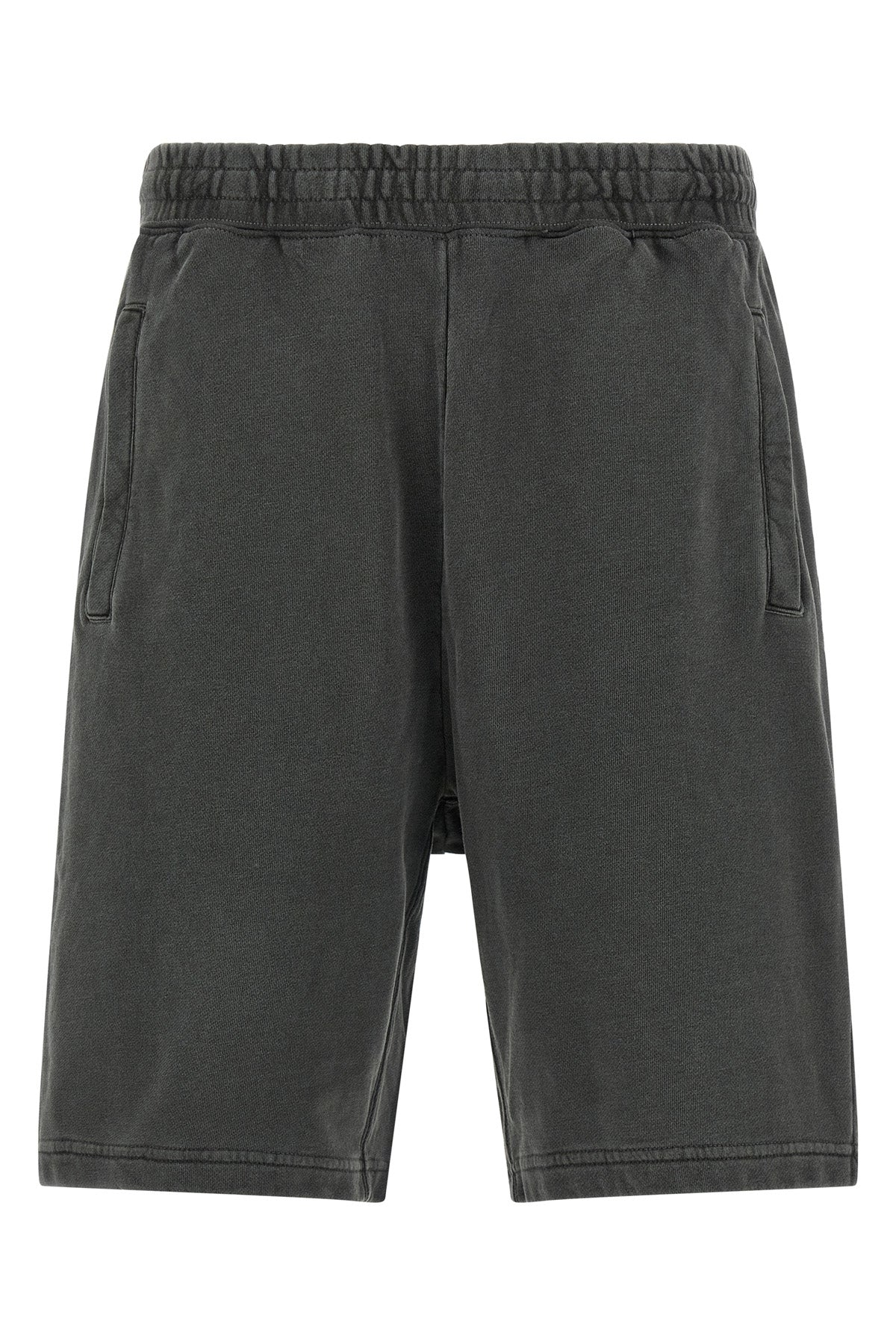 nelson sweat bermuda shorts in heavy unbrushed cotton jersey dyed in a used-ef