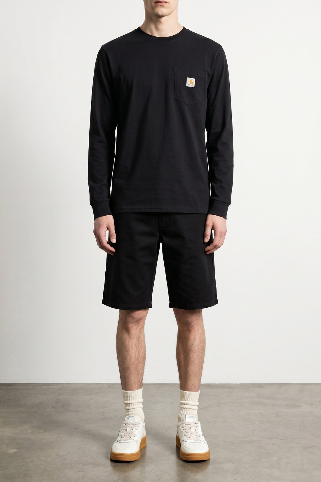 CARHARTT WIP L l/s pocket cotton t-shirt