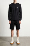l/s pocket cotton t-shirt