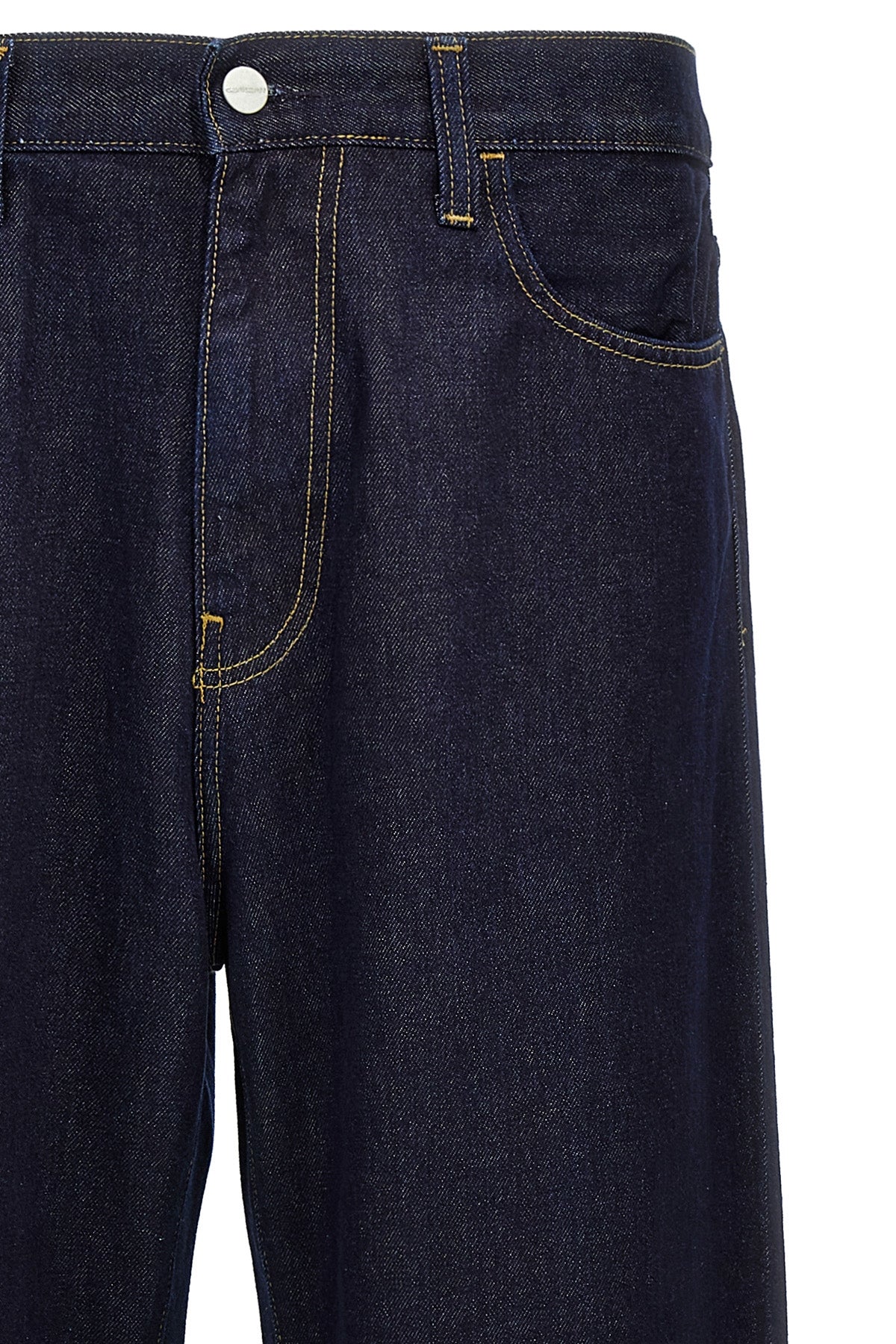 landon used-effect cotton denim jeans
