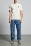 landon jeans in heavy denim stonewashed for a worn look