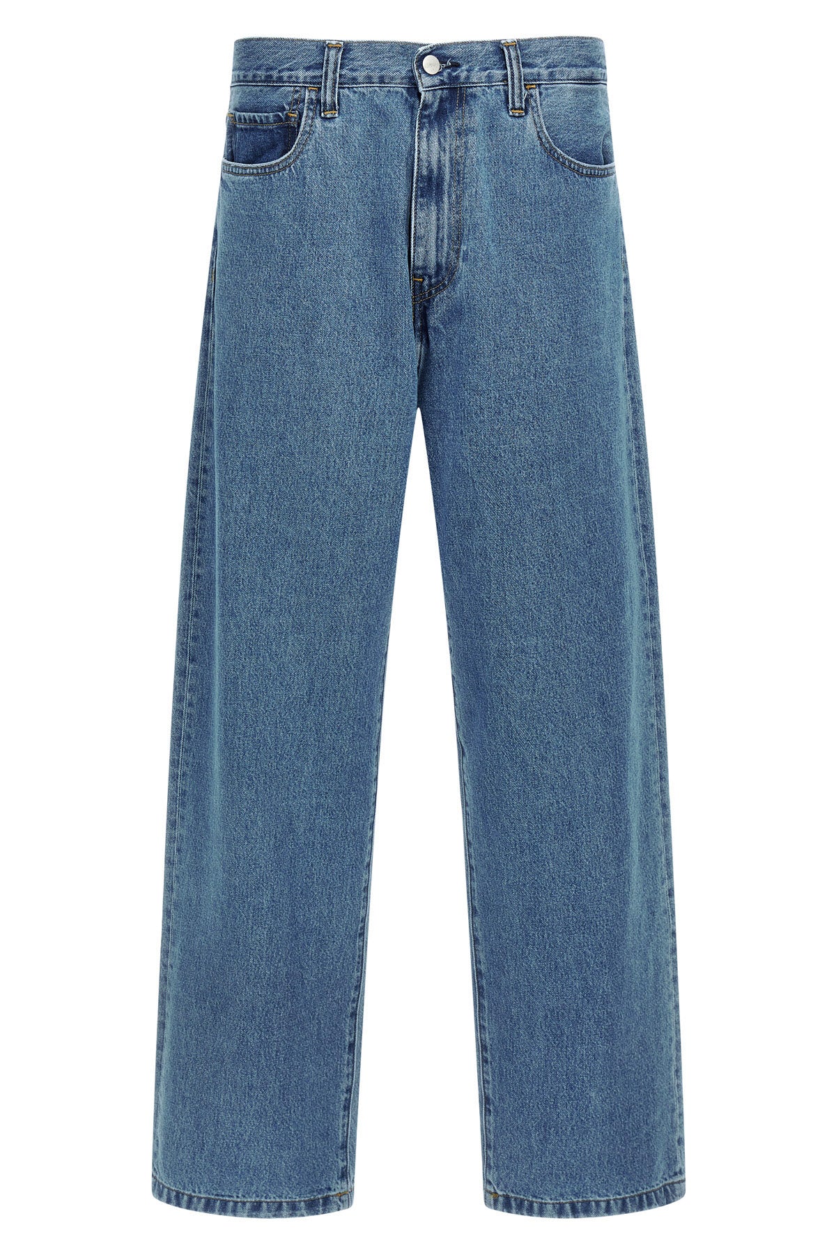 landon jeans in heavy denim stonewashed for a worn look