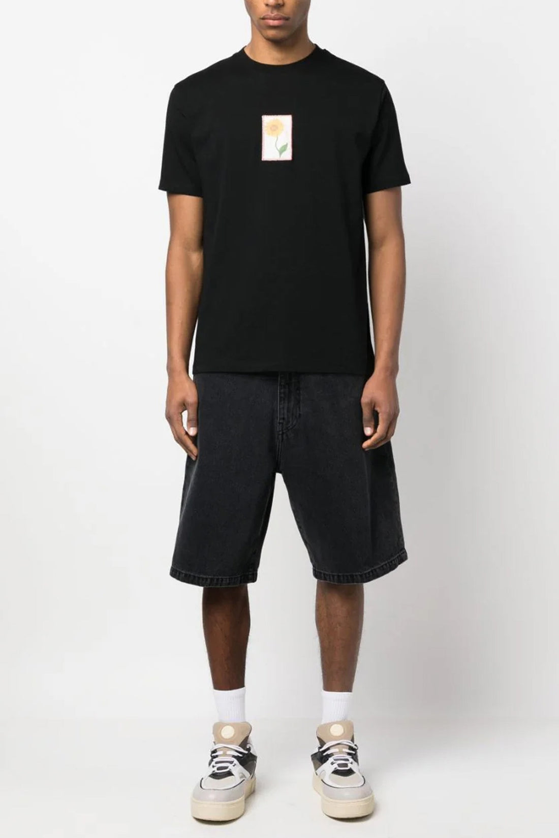 CARHARTT WIP 30 landon cotton denim bermuda shorts