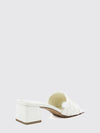 parco woven leather mules