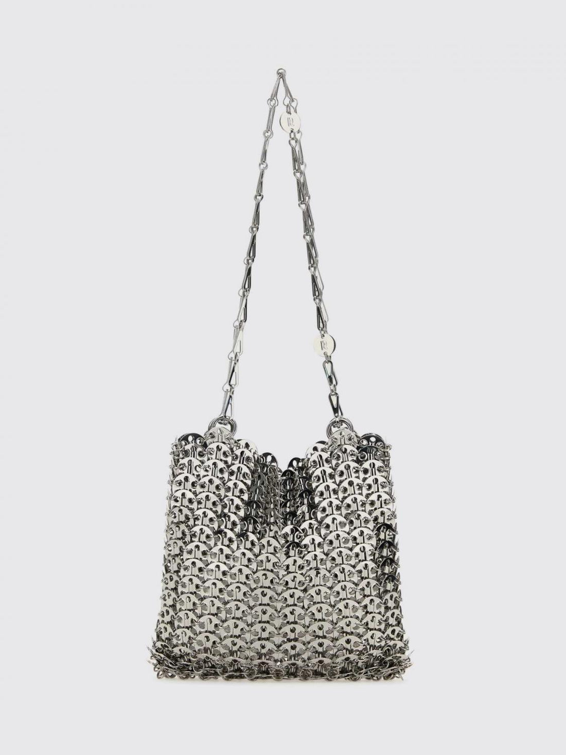 RABANNE OS 1969 knitted brass bag
