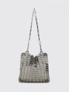 1969 knitted brass bag