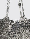 1969 knitted brass bag