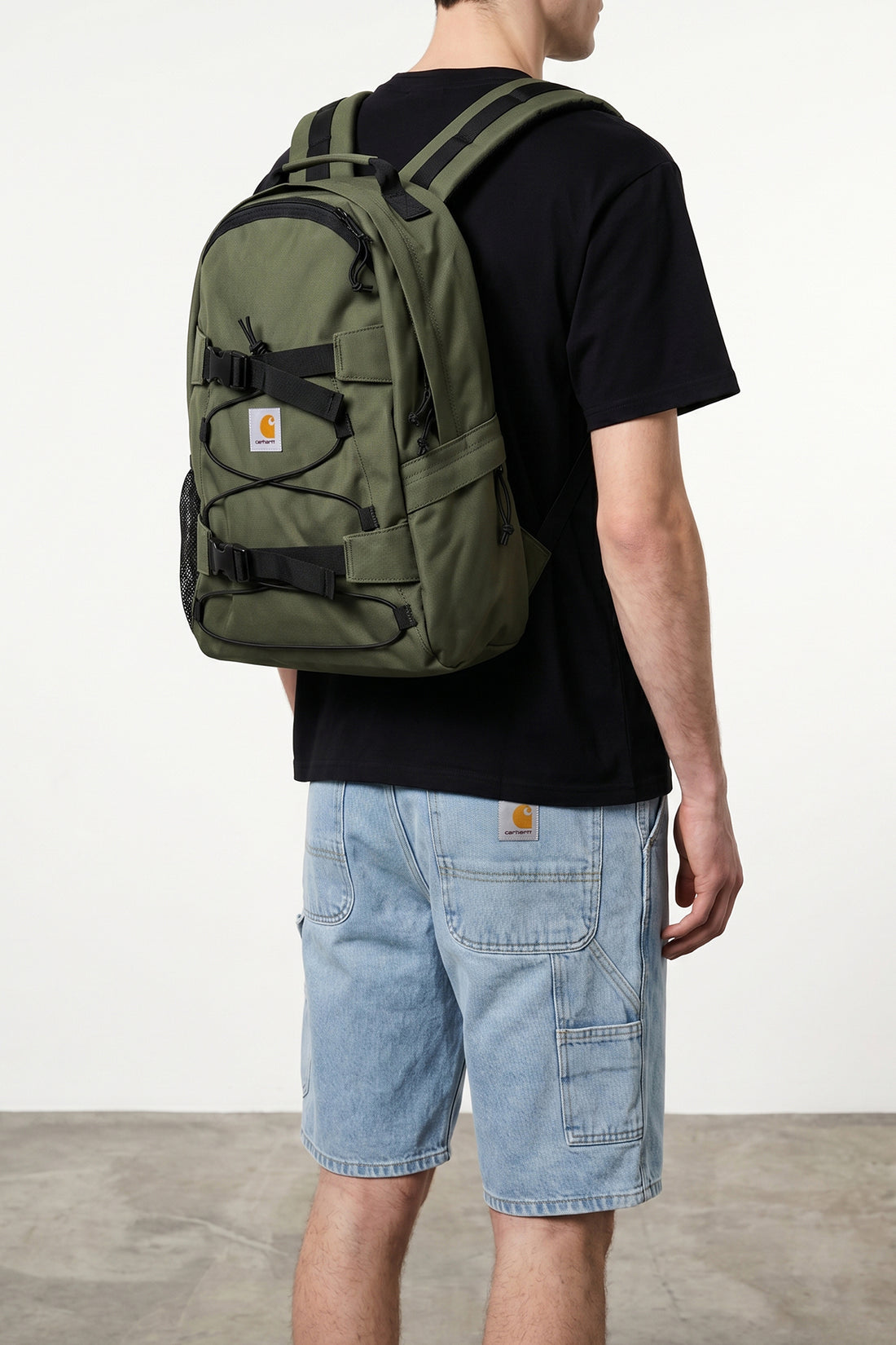 CARHARTT WIP OS kickflip waterproof polyester blend canvas backpack without lining