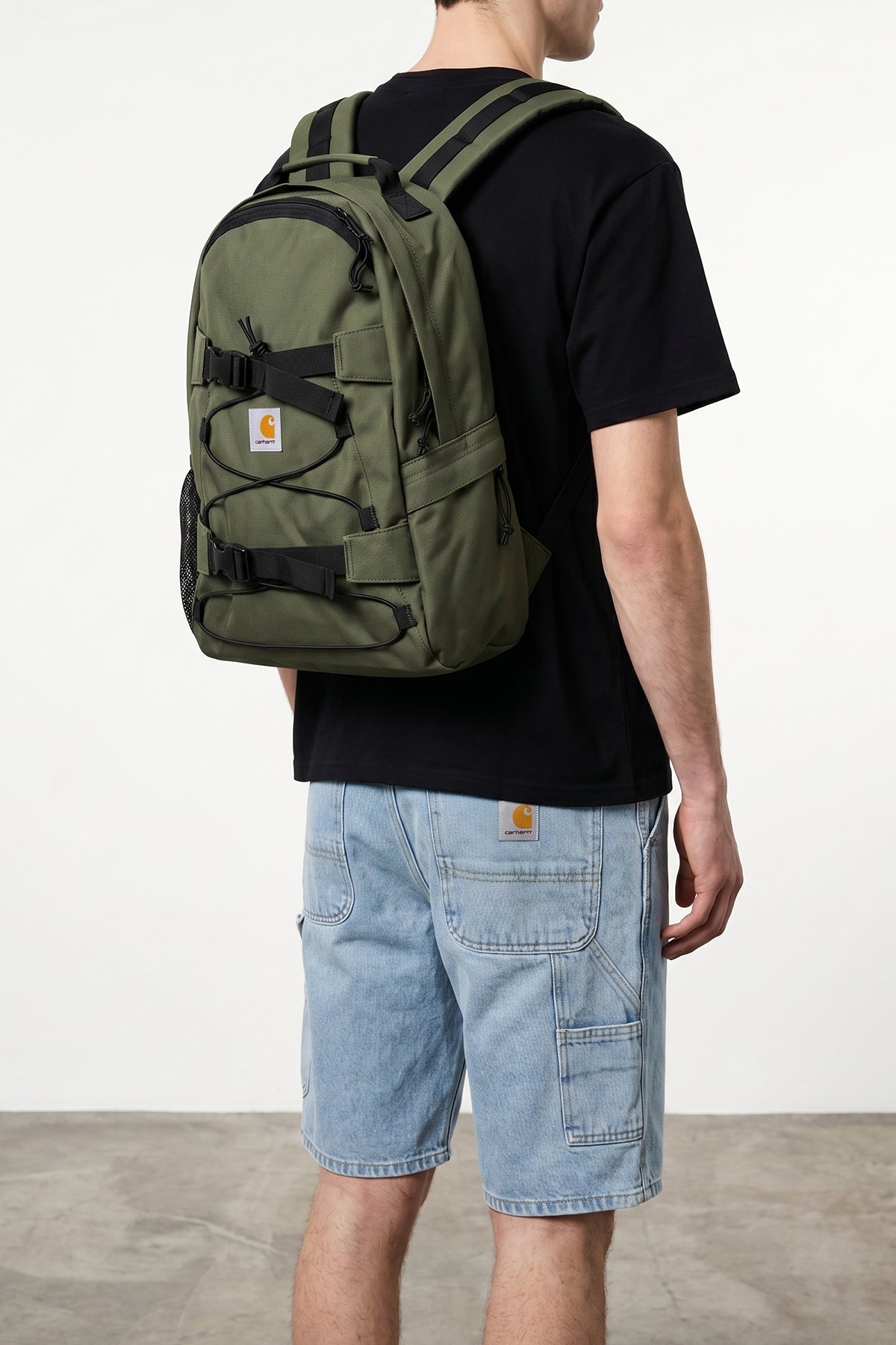 kickflip waterproof polyester blend canvas backpack without lining