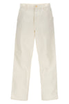single knee cotton canvas trousers