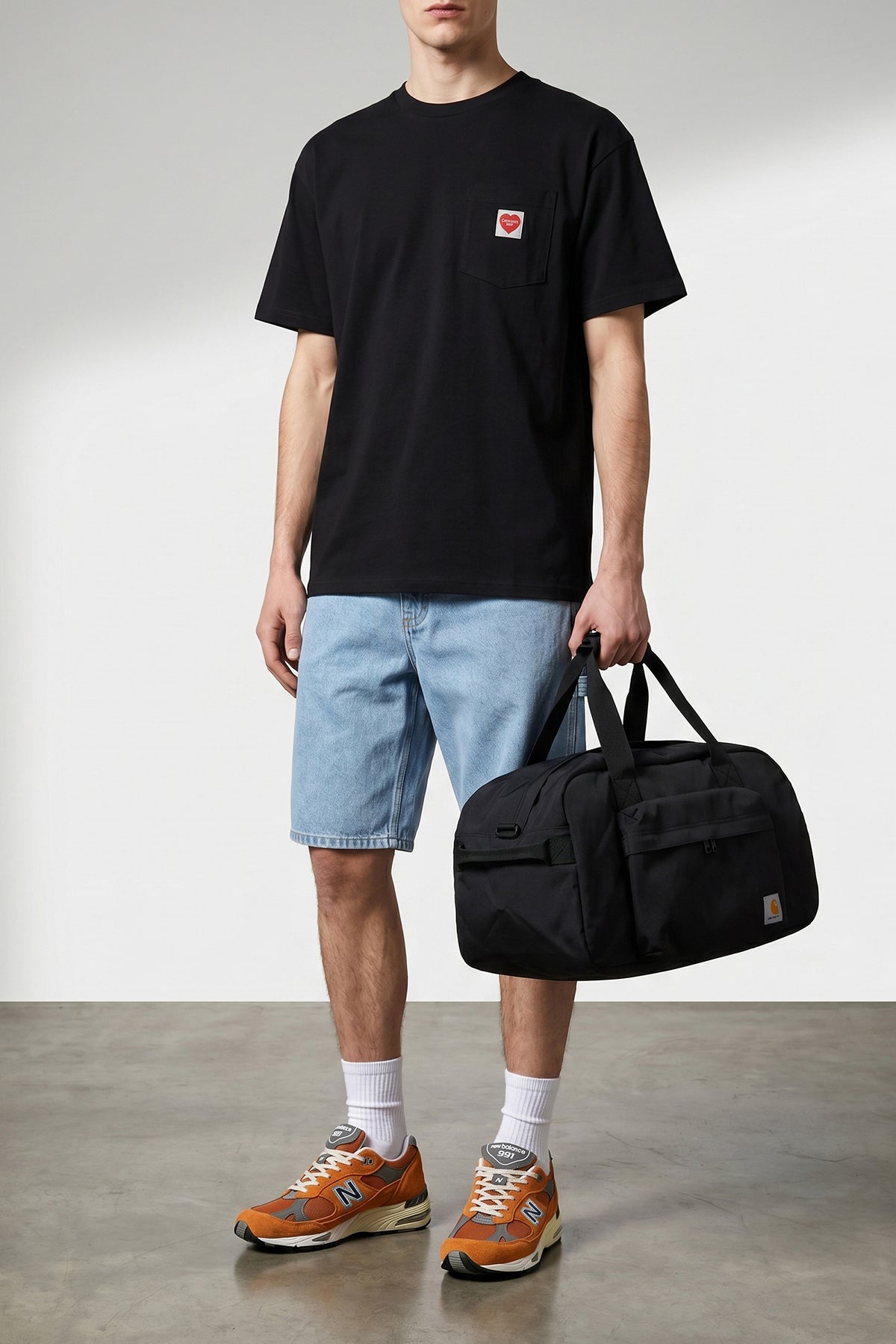 pocket heart light cotton jersey t-shirt