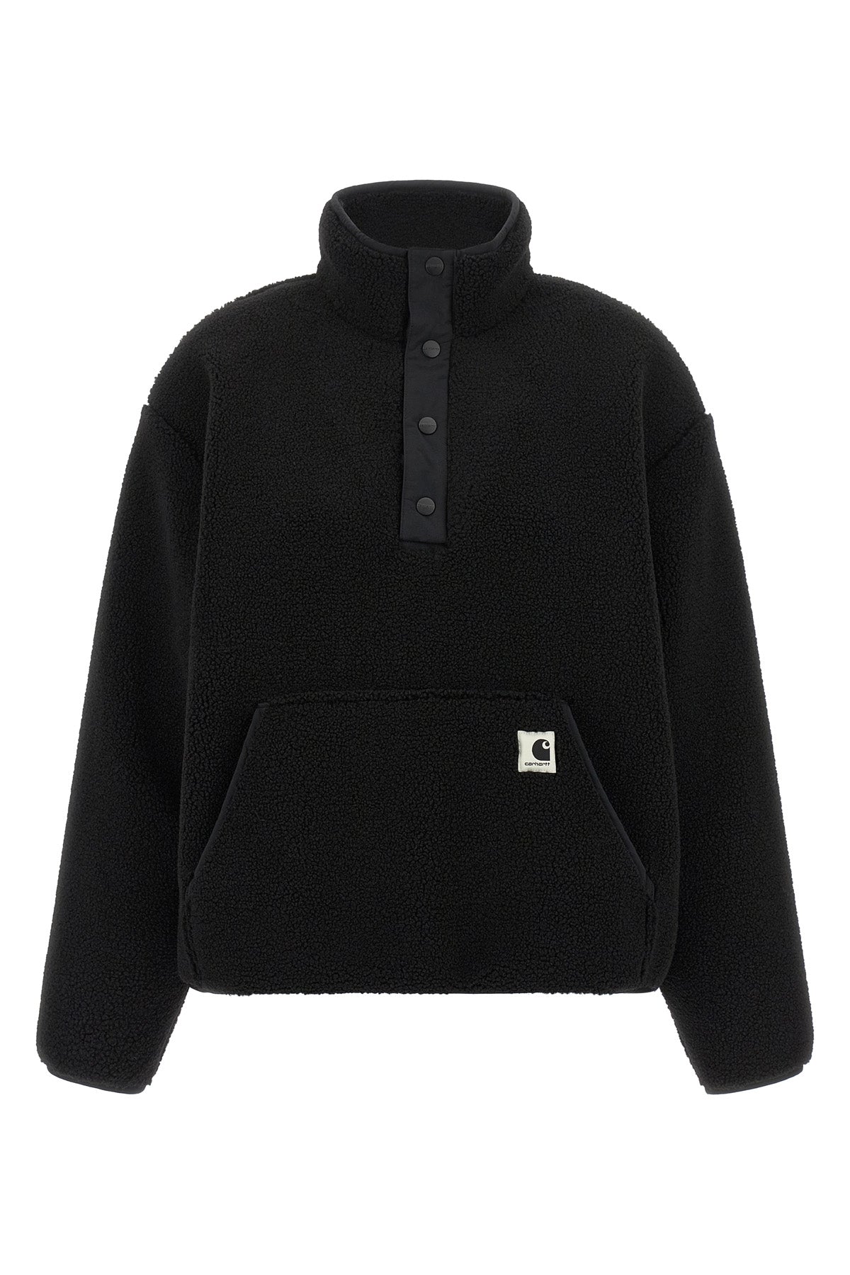 elliot sweatshirt in heavy teddy-effect polyester fleece