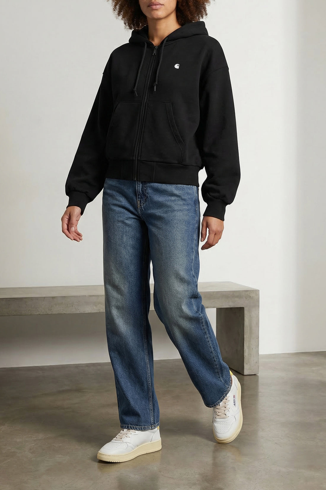 CARHARTT WIP M casey hoodie in heavy brushed 350 gram cotton jersey
