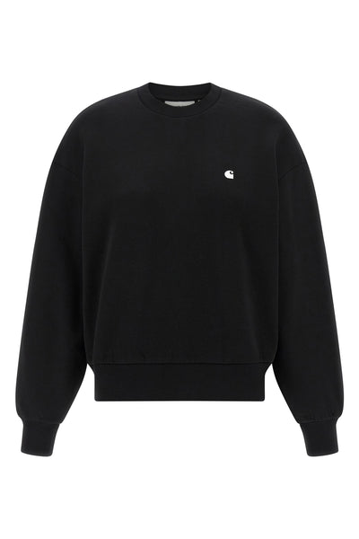 casey sweatshirt in heavy brushed cotton jersey