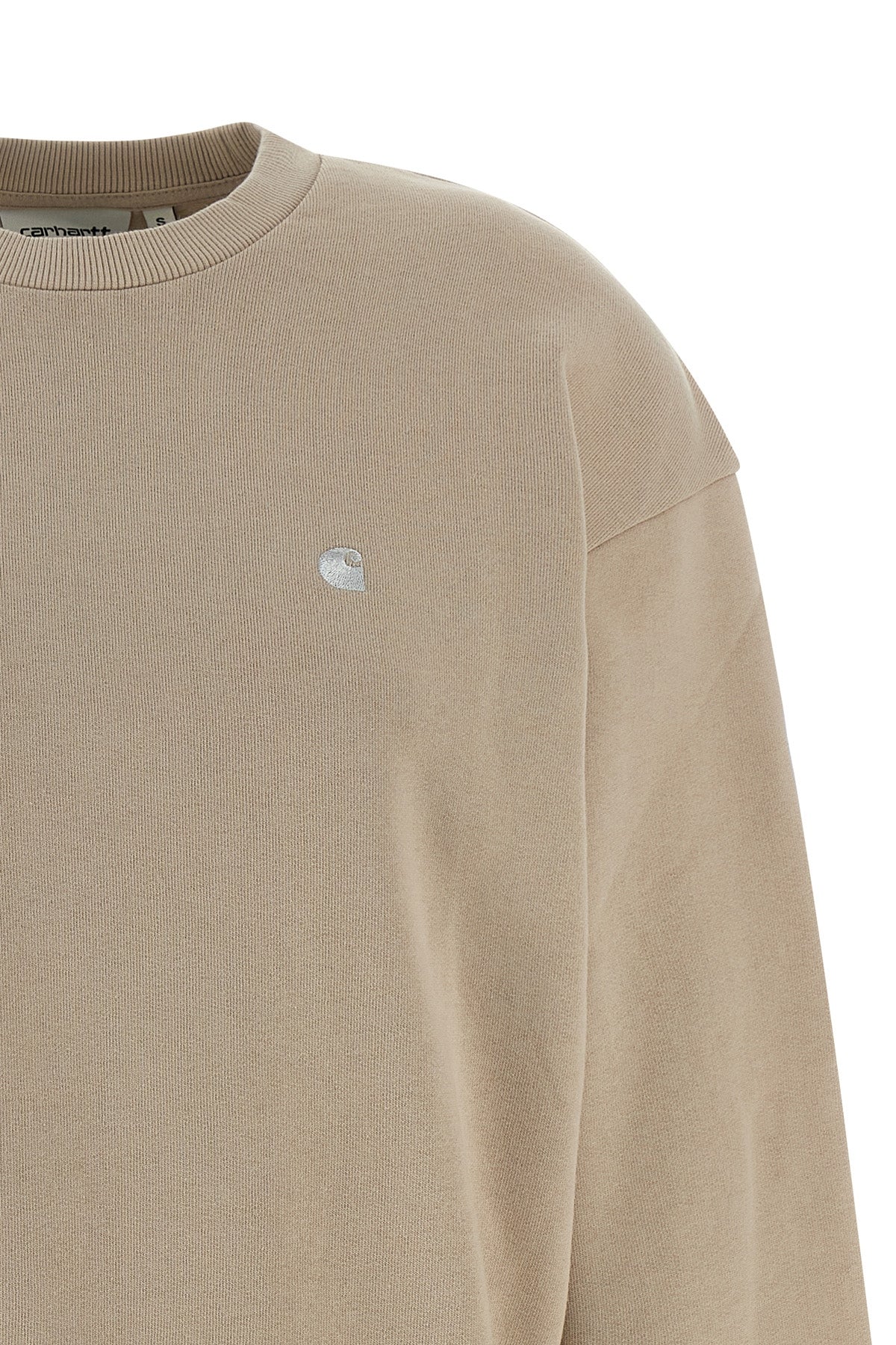 casey sweatshirt in heavy brushed cotton jersey