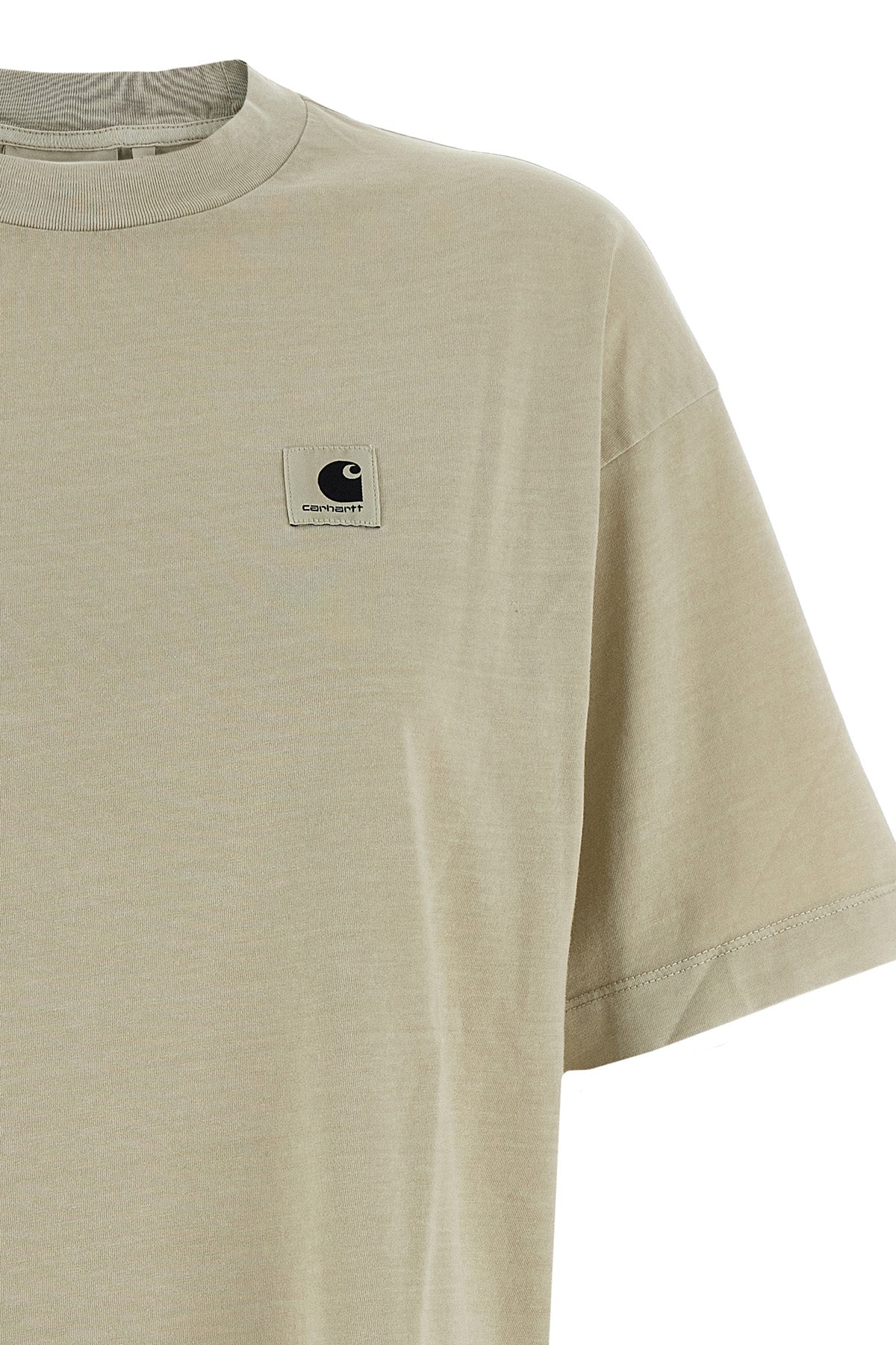 nelson t-shirt in lightweight used-effect garment-dyed cotton jersey