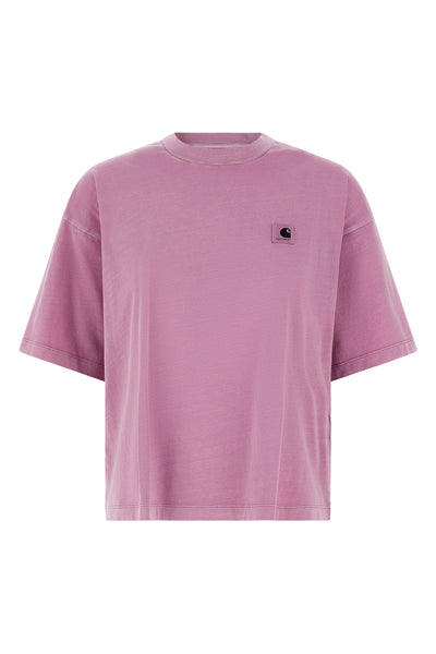 nelson t-shirt in lightweight used-effect garment-dyed cotton jersey