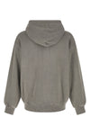 nelson hoodie in heavy unbrushed cotton jersey dyed a délavé effect garment